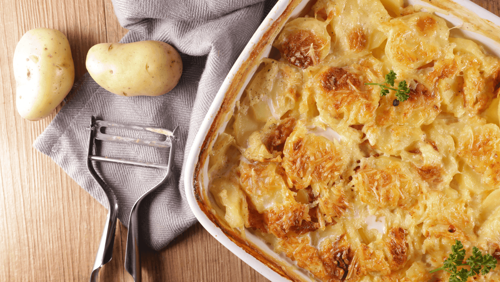 Gratin de pommes de terre classique 