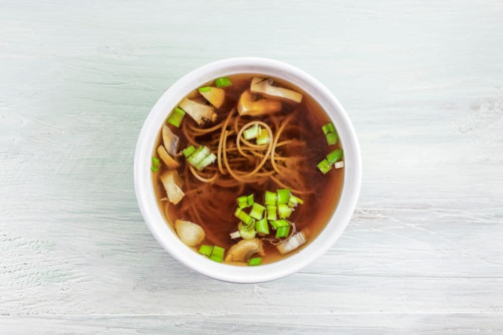 Velouté de poireaux au Miso