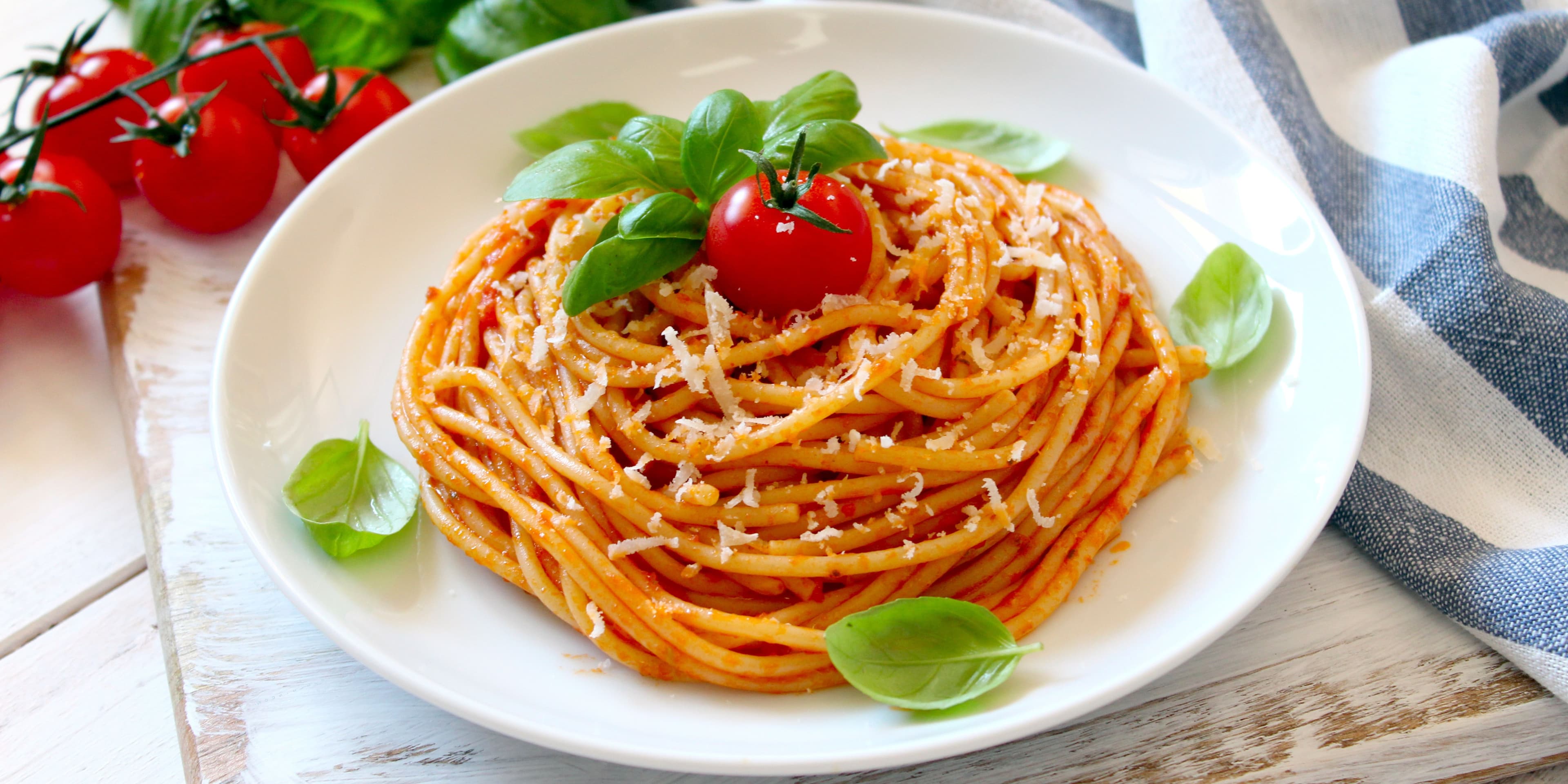  Spaghettis à la sauce tomate ricotta